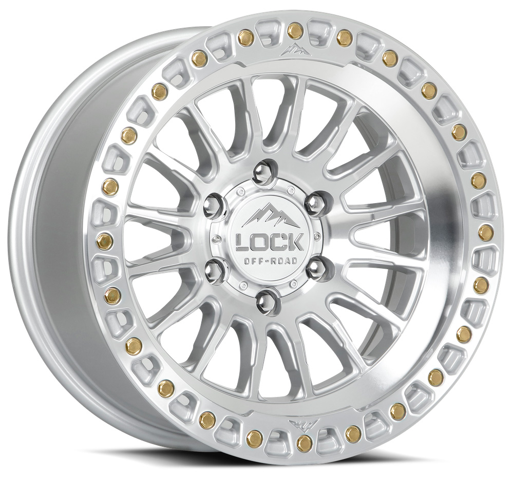 Lock Grit RWD Silver Machined Face